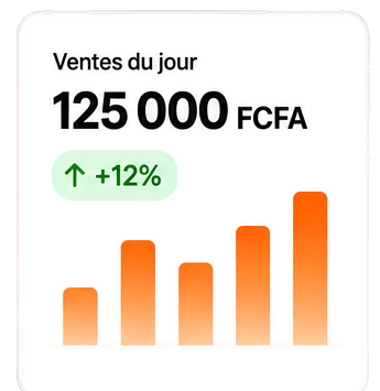 Tableau de bord des ventes SAOVIA Food